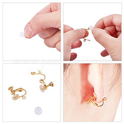 Comfort Silicone Pads for Screw Back Clip on Earrings&nbsp;KY-E008-02