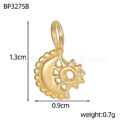 304 Stainless Steel Pendants&nbsp;STAS-OY005-59G