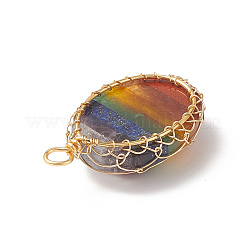 7 Chakra Natural Gemstone Pendants&nbsp;PALLOY-TA00018