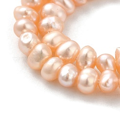 Natural Cultured Freshwater Pearl Beads Strands&nbsp;PEAR-F004-03-02