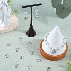 100Pcs Tibetan Style Zinc Alloy Earth Charms&nbsp;FIND-SC0006-31