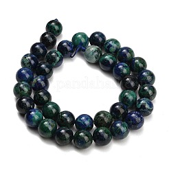 Natural Azurite Beads Strands&nbsp;G-G475-A04-10mm