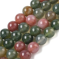 Natural Indian Agate Bead Strands&nbsp;G-J358-02-8mm