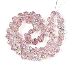 Electroplate Glass Beads&nbsp;EGLA-T025-02E