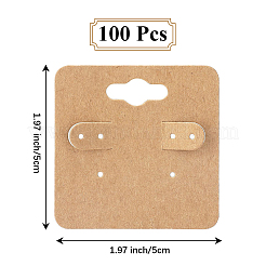 100Pcs Paper Earring Display Cards&nbsp;CDIS-DJ0001-15C