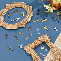 150Pcs 15 Style Tibetan Style Alloy Pendants&nbsp;FIND-FH0010-90