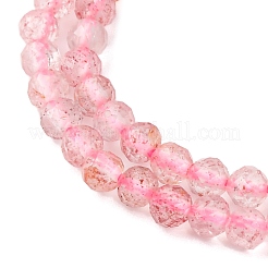 Natural Strawberry Quartz Beads Strands&nbsp;G-C226-B04-3mm