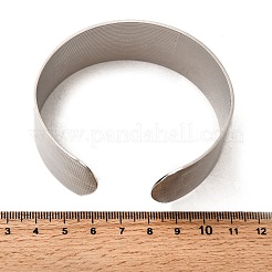 304 Stainless Steel Cuff Bangles&nbsp;BJEW-L705-01P