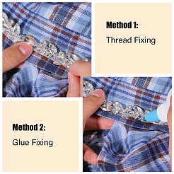 Iron Rhinestone Cup Chains&nbsp;FIND-WH0139-358