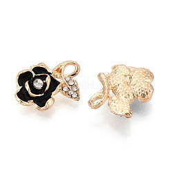 Alloy Enamel Pendants&nbsp;ENAM-T022-48KCG-01