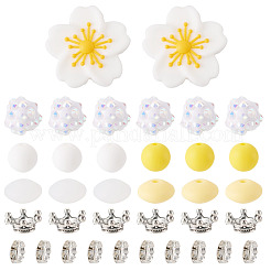 42Pcs 5 Styles Silicone Beads&nbsp;DIY-TA0016-09A
