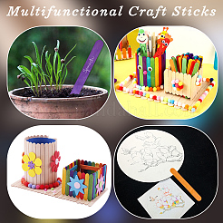 2 Sets Wood Craft Sticks&nbsp;DIY-CP0012-29