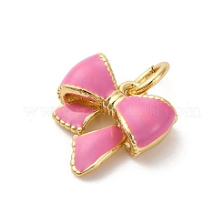 Brass Enamel Charms&nbsp;KK-Q098-27G-C