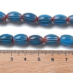 Handmade Millefiori Lampwork Beads Strands&nbsp;LAMP-F035-12I