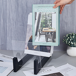 Foldable Acrylic Record Album Display Stands&nbsp;ODIS-WH0086-118B