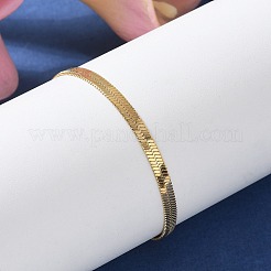 304 Stainless Steel Snake Chain Bracelets for Women Men&nbsp;STAS-S157-36A-G