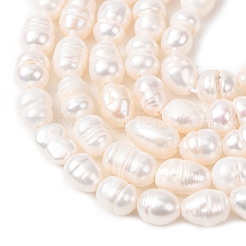 Natural Cultured Freshwater Pearl Beads Strands&nbsp;PEAR-F020-02A