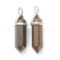 Natural Bronzite Pointed Pendants&nbsp;G-M378-01P-A25