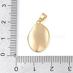 Rack Plating Brass Pendants&nbsp;KK-R165-04G