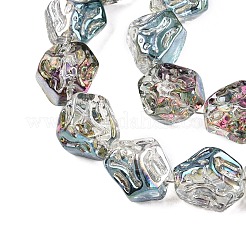Electroplate Glass Beads Strands&nbsp;EGLA-N012-08S
