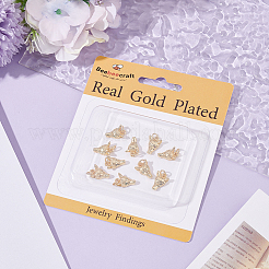 10Pcs Brass Micro Pave Cubic Zirconia Pendants&nbsp;KK-BBC0024-91