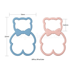 30Pcs 5 Colors Spray Painted Alloy Pendents&nbsp;FIND-LS0001-54