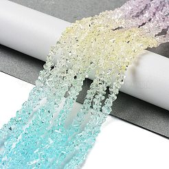 Transparent Glass Bead Strands&nbsp;X-GLAA-H023-03O