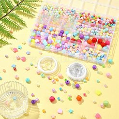 DIY Acrylic Beaded Stretch Bracelets Jewelry Kit&nbsp;DIY-FS0005-71