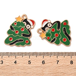Christmas Theme Alloy Enamel Pendants&nbsp;ENAM-Z022-03D