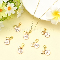 20Pcs Alloy Enamel Pendant Decorations&nbsp;HJEW-YW00446
