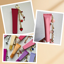 DIY Lip Gloss Keychain Findings Kits&nbsp;DIY-SP0007-51