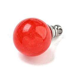 Natural & Synthetic Mixed Gemstone Perfume Bottle Pendants&nbsp;G-K338-22P