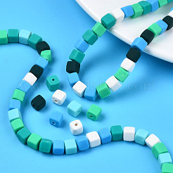 Handmade Polymer Clay Beads Strands&nbsp;CLAY-N008-060-03