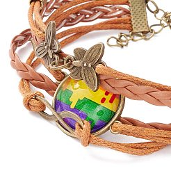 Rainbow Pride Bracelet&nbsp;BJEW-F426-01H
