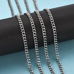 Tarnish Resistant 304 Stainless Steel Twist Chains&nbsp;CHS-K001-19-4.5mm