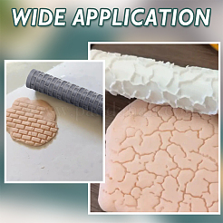 2Pcs 2 Styles PLA Clay Texture Roller&nbsp;FIND-ME0003-89