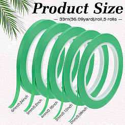 5 Rolls 5 Styles PVC Car Auto Paint Tape&nbsp;FIND-BC0019-40A