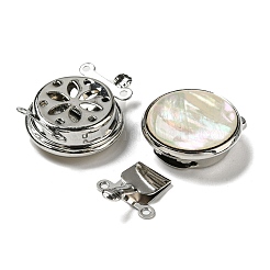 White Shell Box Clasp&nbsp;G-C104-06A-P
