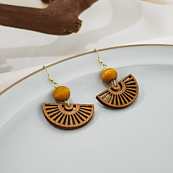 Wood Dangle Earrings&nbsp;FS-WG70FEE-01