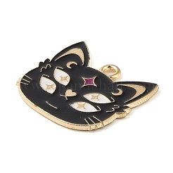 Halloween Alloy Eanaml Pendants&nbsp;PALLOY-S184-01G-D