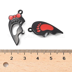 Spray Painted Alloy Enamel Magnetic Split Pendants&nbsp;PALLOY-V006-11