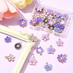 40Pcs 10 Styles Eco-Friendly Zinc Alloy Pendants&nbsp;FIND-FS0003-47