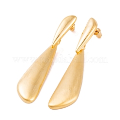 Teardrop Brass Dangle Stud Earrings for Women&nbsp;EJEW-G391-18G