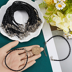 40Pcs Trendy Braided Imitation Leather Bracelet Making&nbsp;BJEW-SP0001-03
