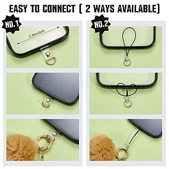 1Pc Glass & Acrylic Beaded Mobile Phone Straps&nbsp;AJEW-SZ0002-72