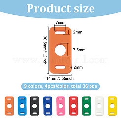 36Pcs 9 Colors PVC Sheets&nbsp;KY-FG0001-16