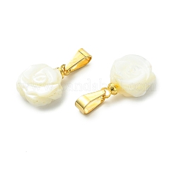 Natural Trochid Shell/Trochus Shell Carved Pendants&nbsp;PALLOY-JF05631