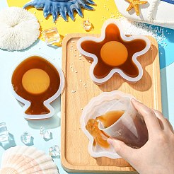 3Pcs 3 Styles Sea Animal Theme Candlestick Silicone Molds&nbsp;ST-CJ0043-075