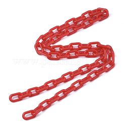 Opaque Acrylic Cable Chains&nbsp;SACR-N010-002F