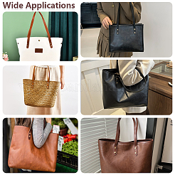 2Pcs PU Imitation Leather Rivet Bag Straps&nbsp;DIY-CL0002-35D